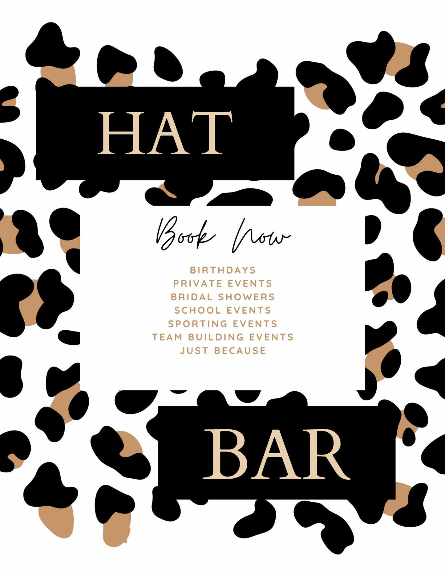 Hat Bar Bookings