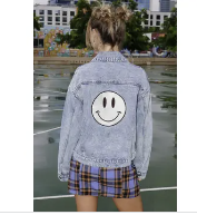 Smiley Denim Jacket