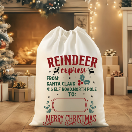 Reindeer Express Santa Sak