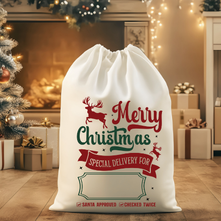 Merry Christmas Santa Sak