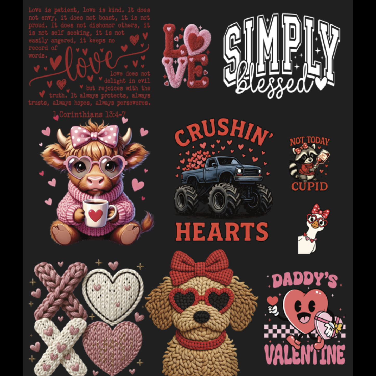 Valentine Gangsheet